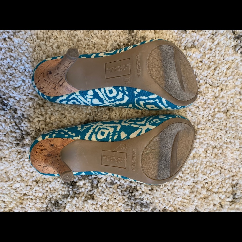 Christian Siriano Peep Toe Pumps-7.5 Worn Once